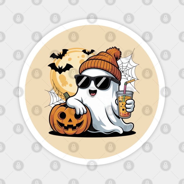 Halloween-Vibes Magnet by Creatifly Graphic Tees